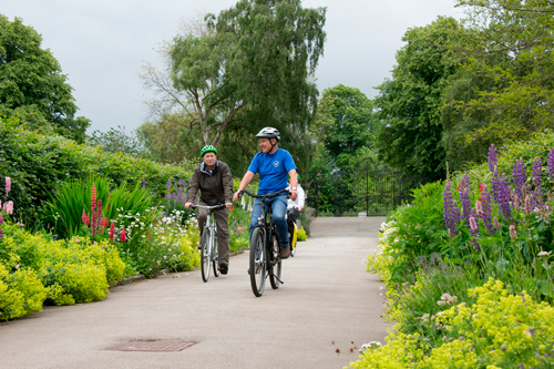 Cycle-friendly route in York