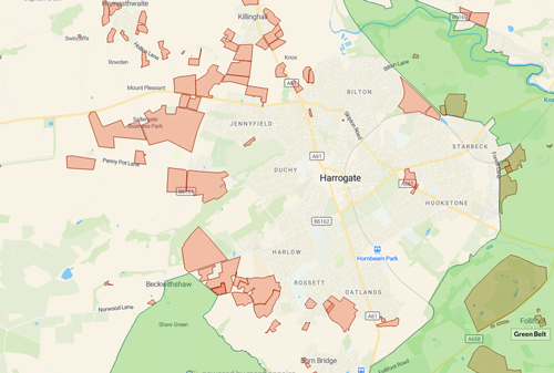 Harrogate development sites
