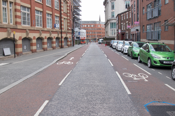 Centre line removal, Trippet Lane