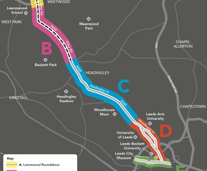 Linking Headingley to Leeds City Centre Headingley to Leeds cycle link