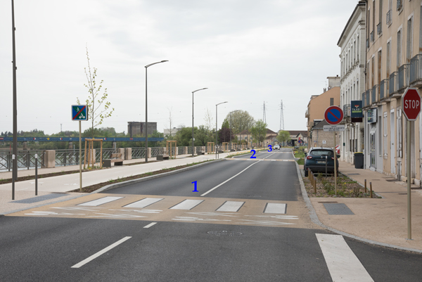 Multiple parallel crossings, Chalon-sur-Saône