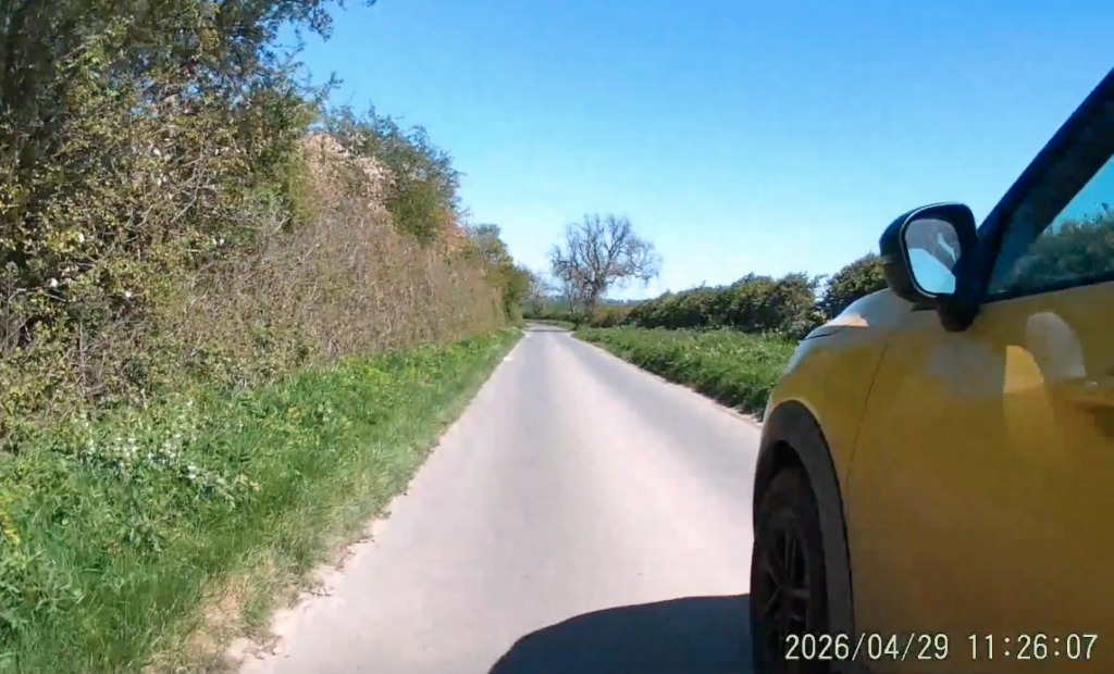 Close pass on Woldgate, near Bridlington