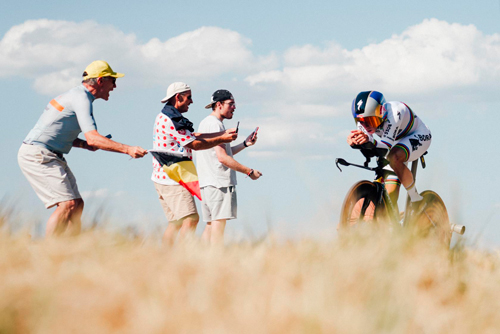 True to Form on Stage 16 Remco on Stage 16 TDF 2026, by ASO/Thomas Maheux