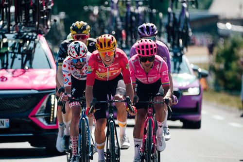 In the Pink on Stage 18 Stage 18 TDF 2026, by ASO/Thomas Maheux