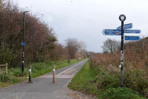 Railway path, Morecambe to Lancaster