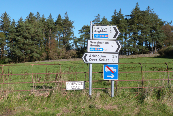 Junction of Aughton Road and Borwick Road/Fall Kirk